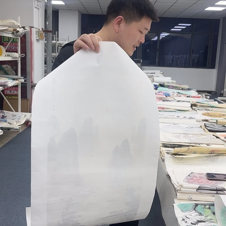 国画绘画作品多次