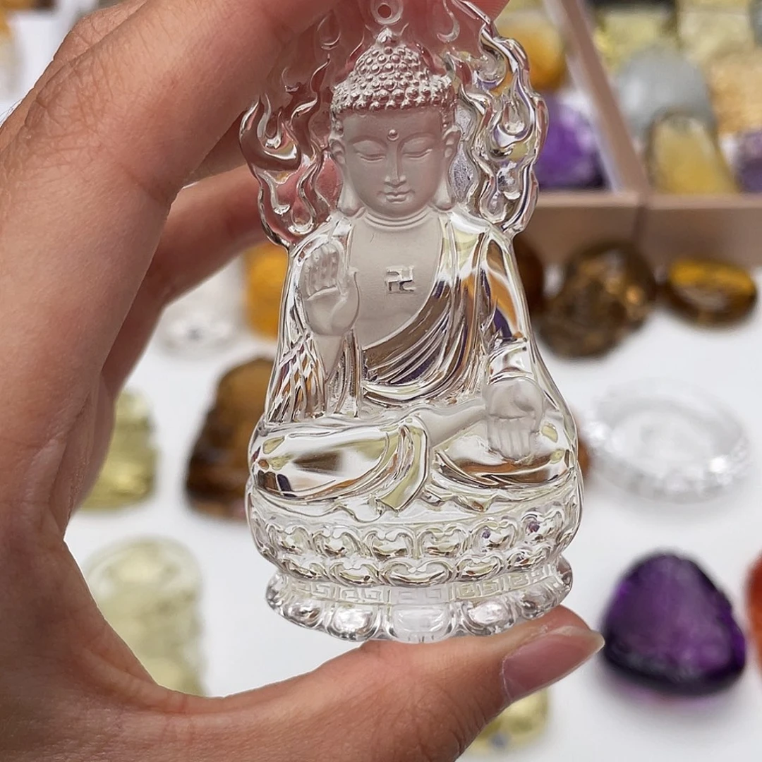 水晶未镶嵌颈饰定制吊坠如来