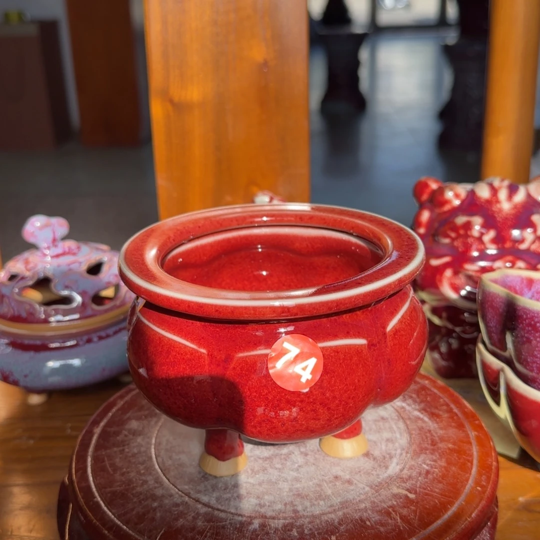 瓷摆件郑家钧窑摆件