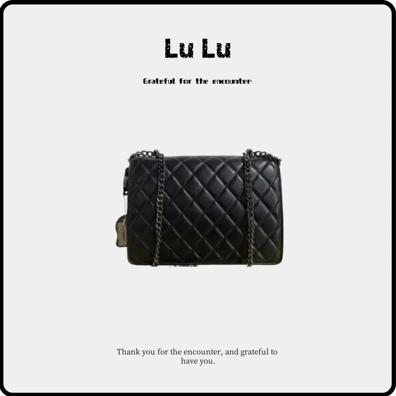 手工时尚百搭女包 1RL 黑 潮流包