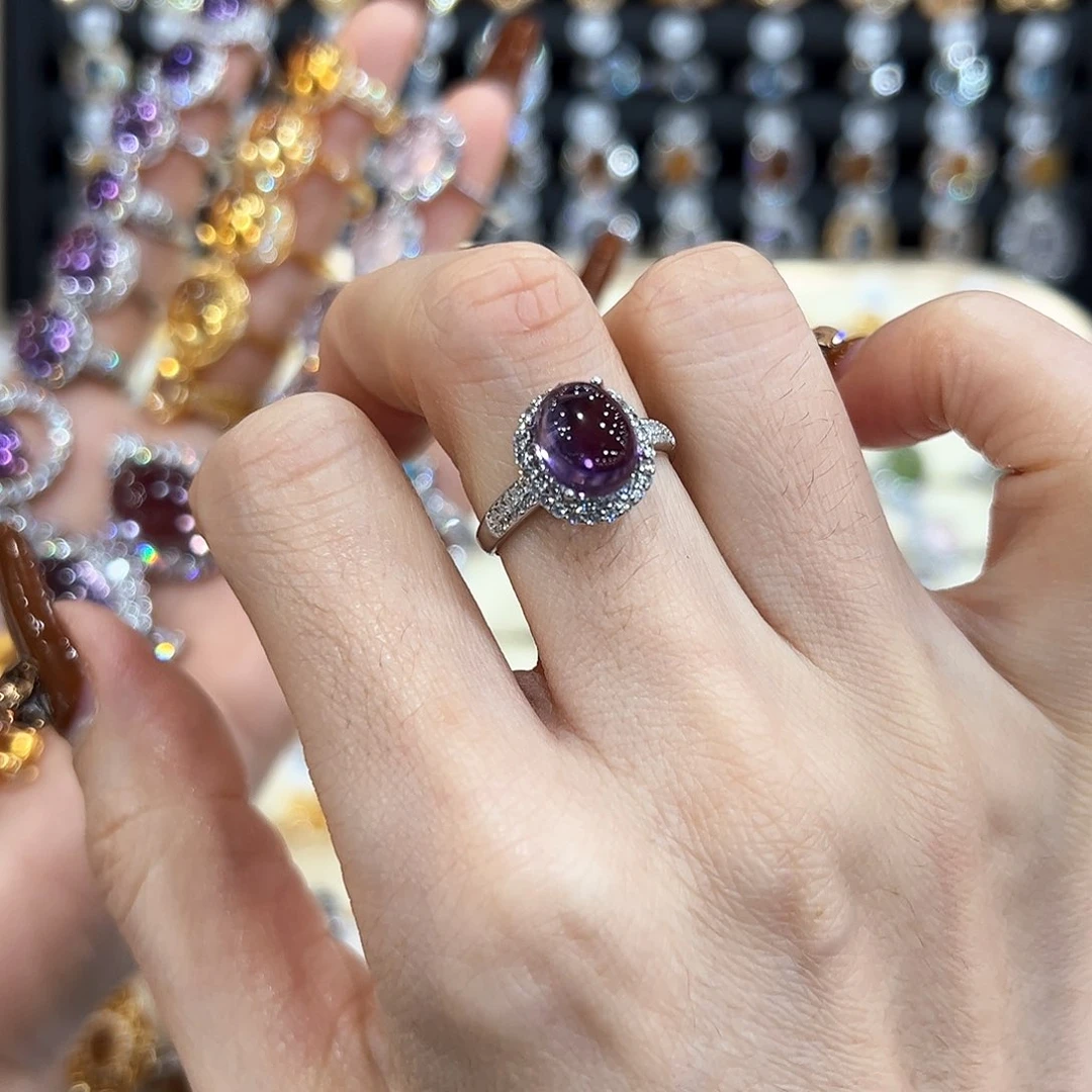 水晶金色拖不保色介意慎拍银托不掉色银S925镶嵌88简单