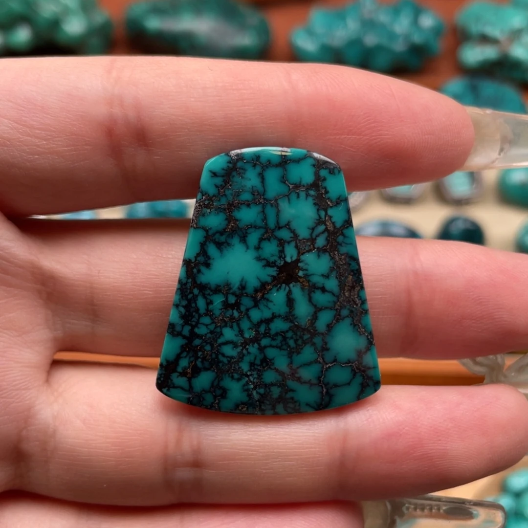 绿松石未镶嵌牌子牌子