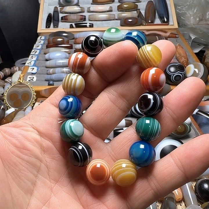 玛瑙/玉髓未镶嵌手串