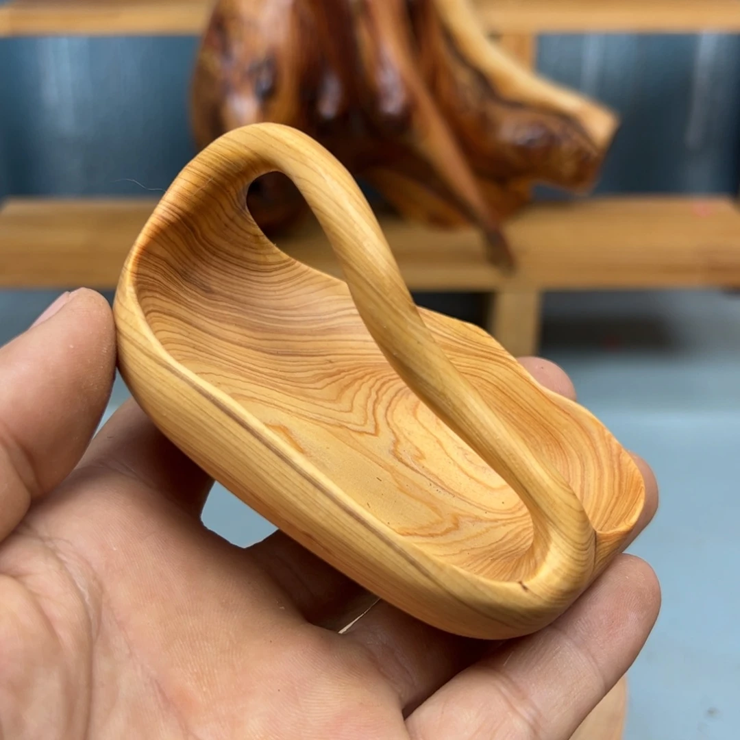 海***神木崖柏木摆件手把件