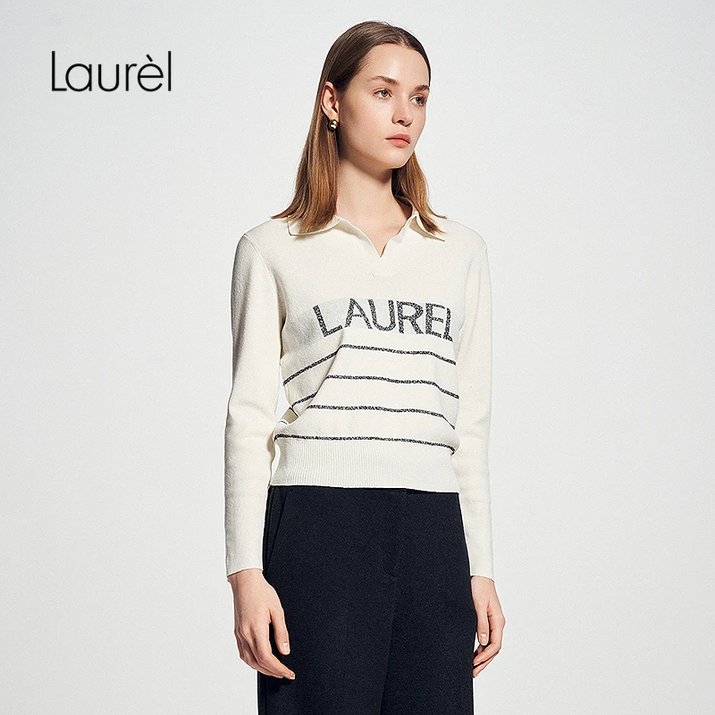 【晨粉专享】Laurel长袖针织衫女LWL346M13200