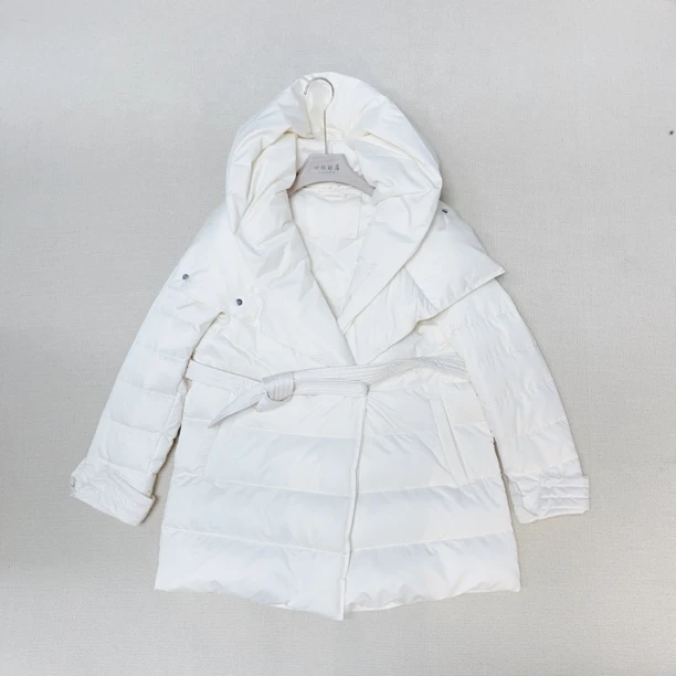 【四姐家】大连帽腰带款外套 25201