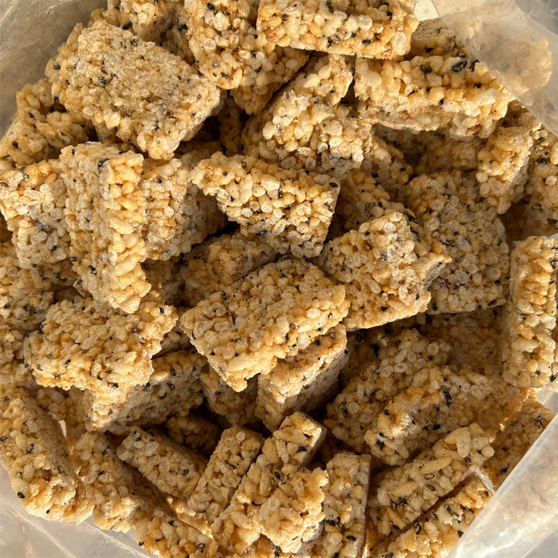 安庆特产冻米糖山芋糖老式炒米糖8090手工米花糖童年传统工艺糕点