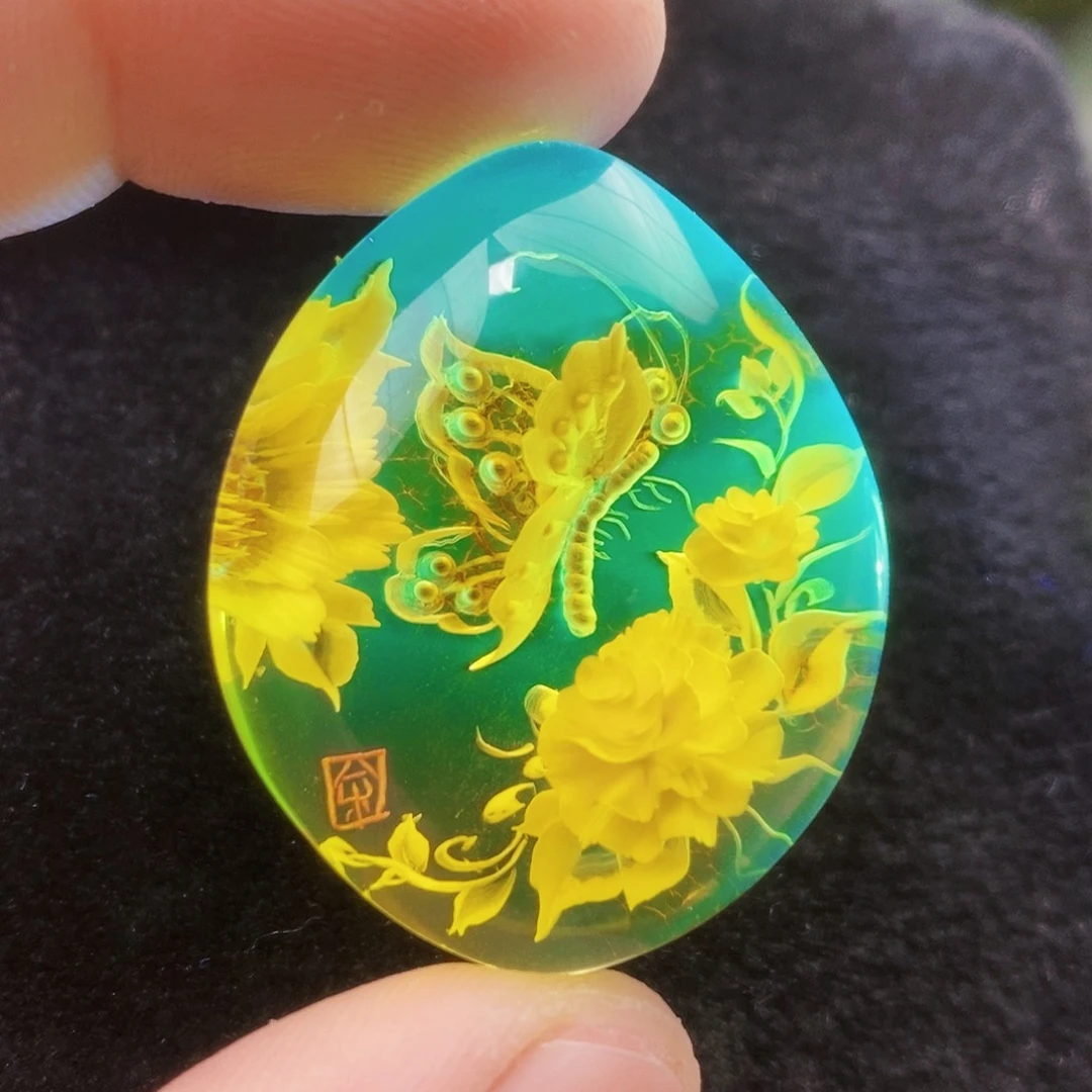 【闪购商品】金珀吊坠(不含链)未镶嵌