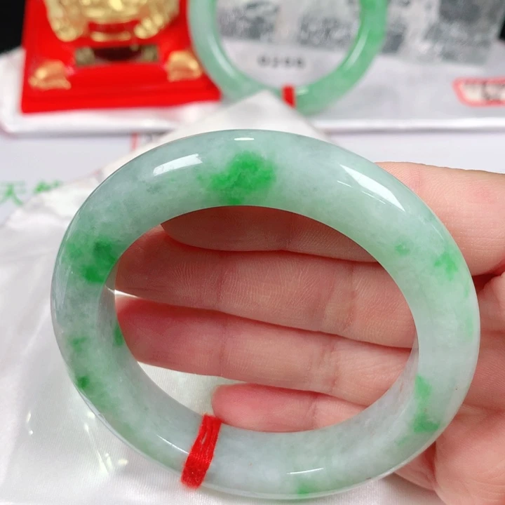 未镶嵌手镯翡翠   编号0164 正圈54+