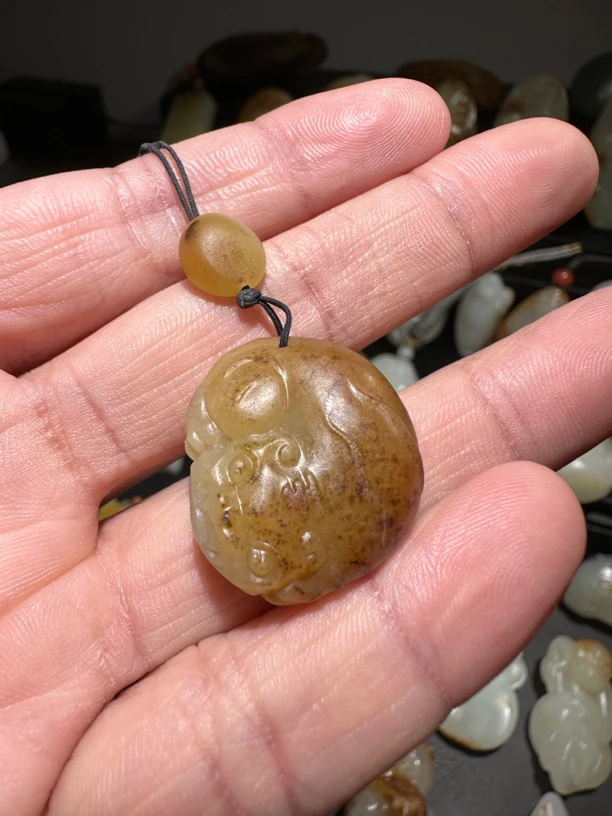 和田玉可爱小老虎