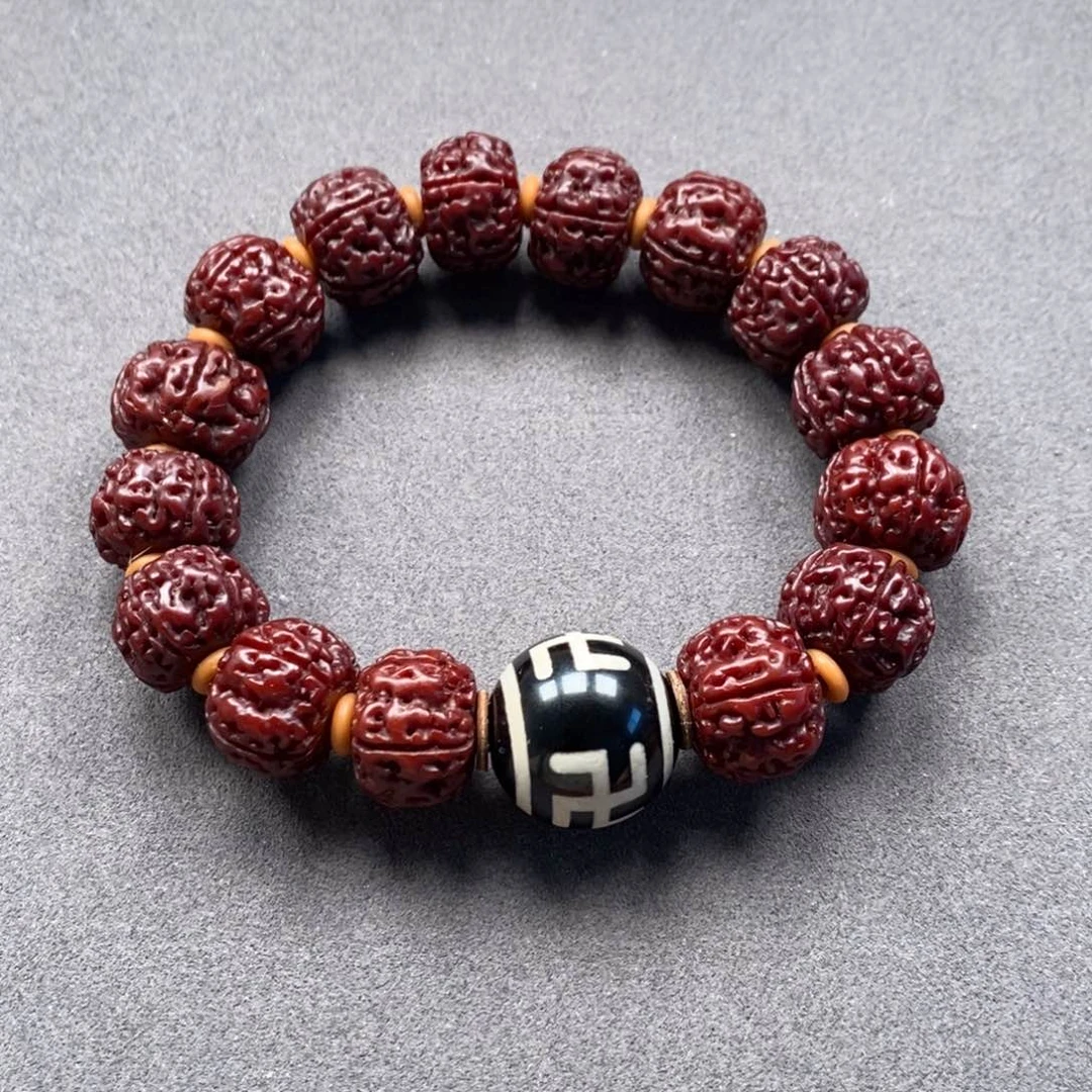 菩提把件未镶嵌金刚