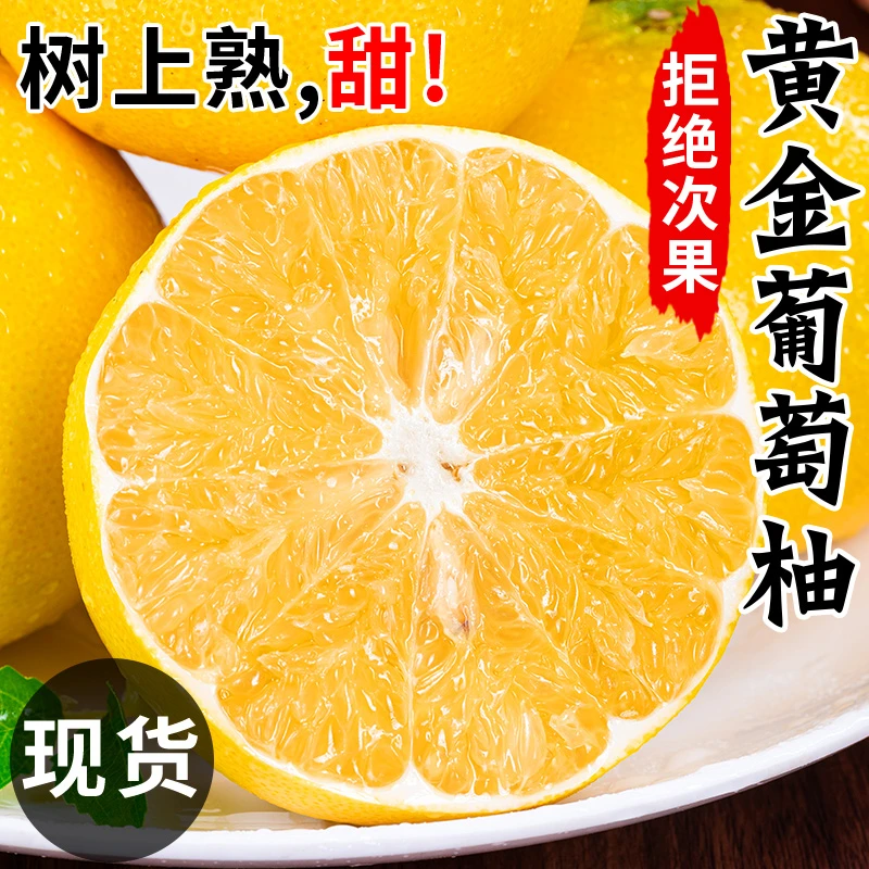 正宗爆汁柚子福建黄金葡萄柚新鲜水果当季黄心蜜柚文旦甜西柚整箱