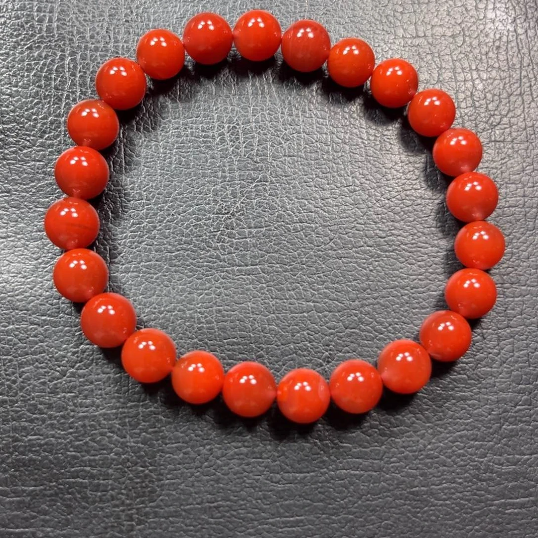 南红玛瑙未镶嵌卡8单圈