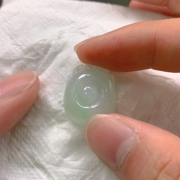 翡翠未镶嵌挂件翡翠