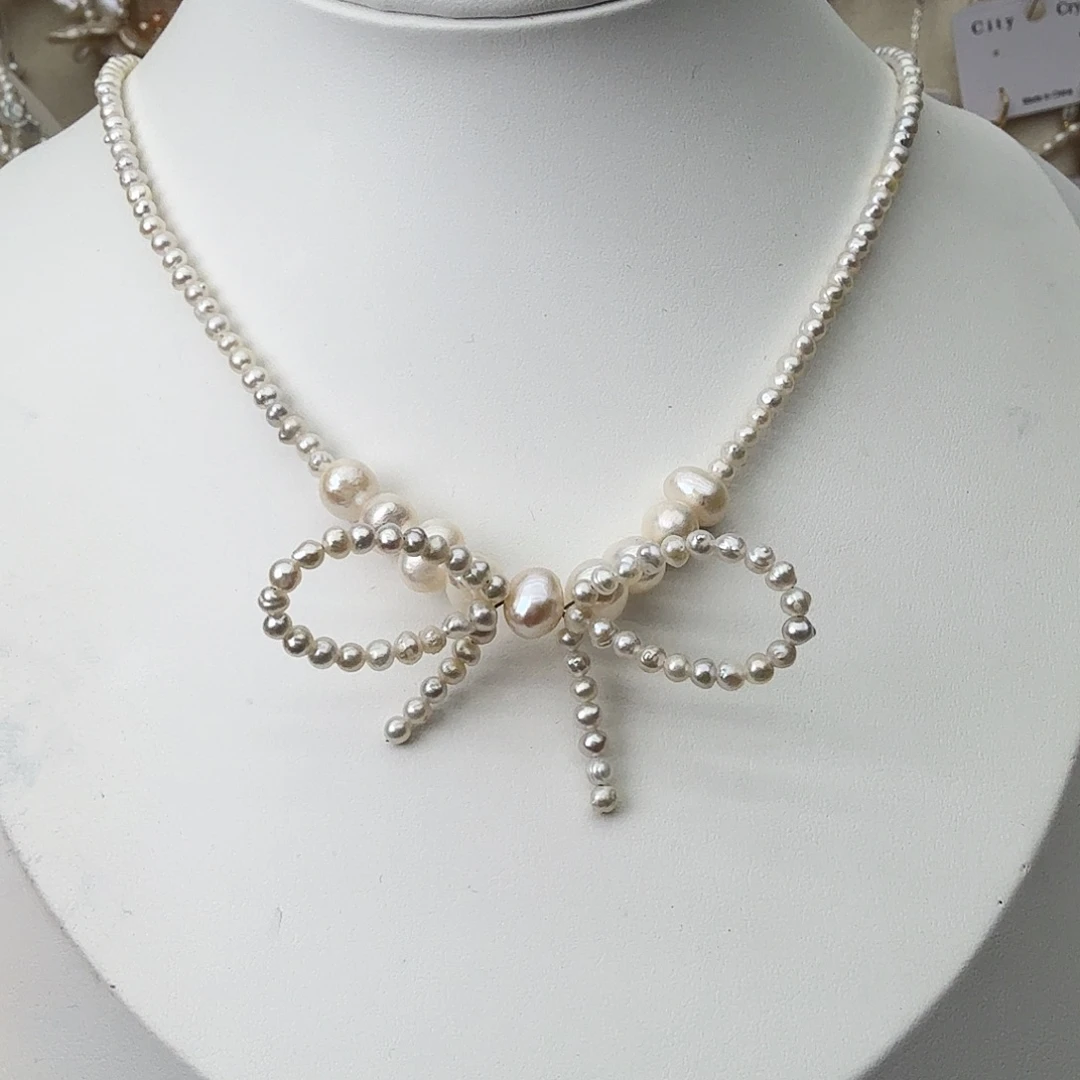 未镶嵌颈饰淡水珍珠