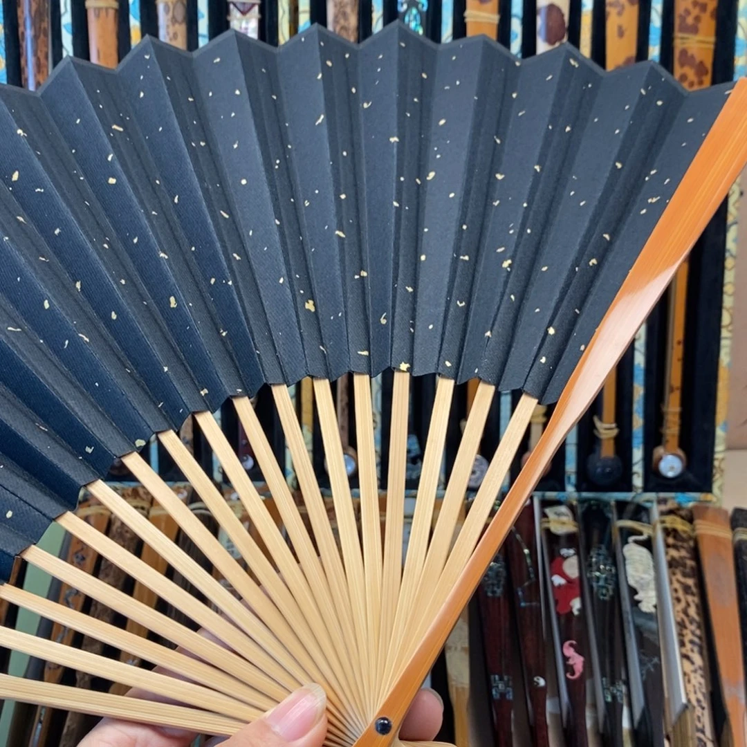 扇子入门款老玉竹小茄头