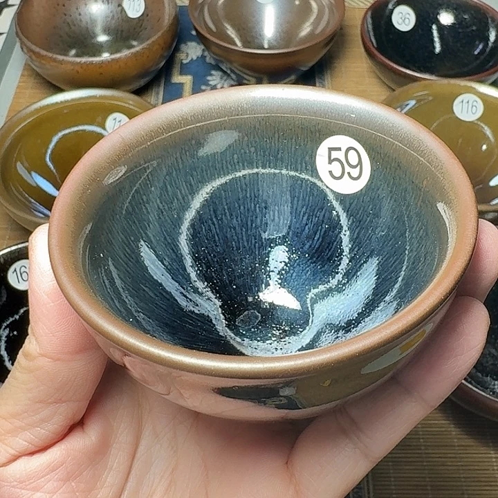 茶盏59坚记茶盏摆件