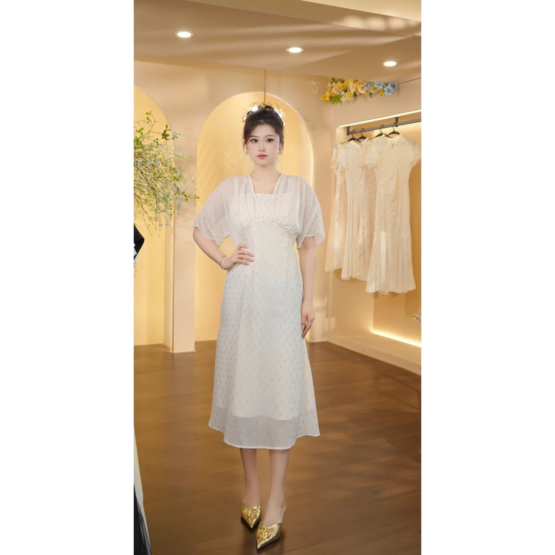 1店-王超越定制-206（ 兰茵璧玉 ）连衣裙DMM014-XX