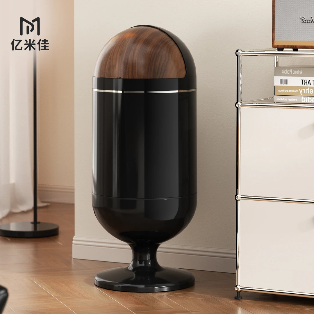 高颜值垃圾桶厨房家用2025新款大号大容量带盖客厅轻奢高档免弯腰