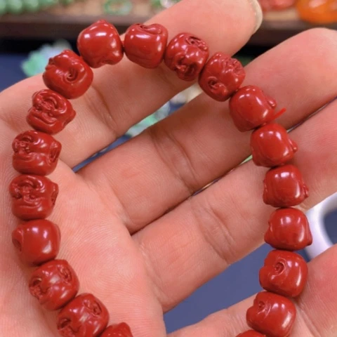 【闪购商品】和田玉（碧玉）手链未镶嵌孙*