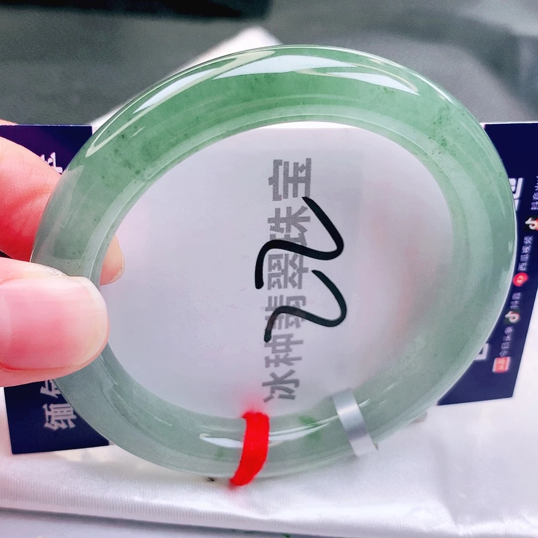 翡翠未镶嵌手镯缅甸天然a货翡翠手镯