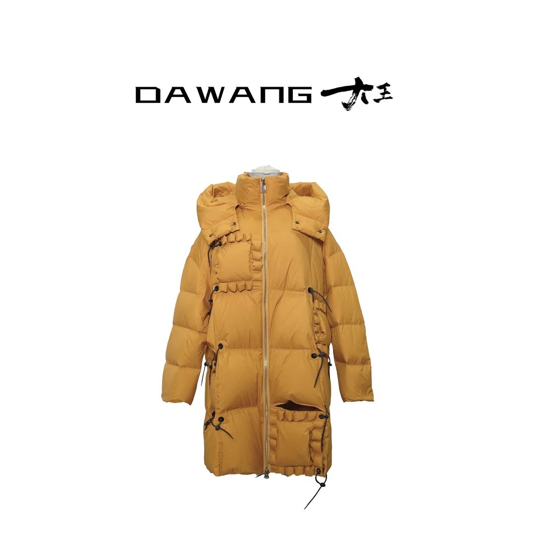 DAWANG丨【想念】高克重超保暖鹅绒服高端长款鹅绒服6500/60218