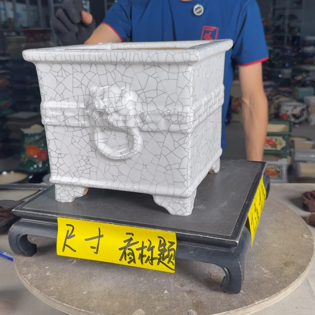 一风堂石湾花盆 内17*16微瑕
