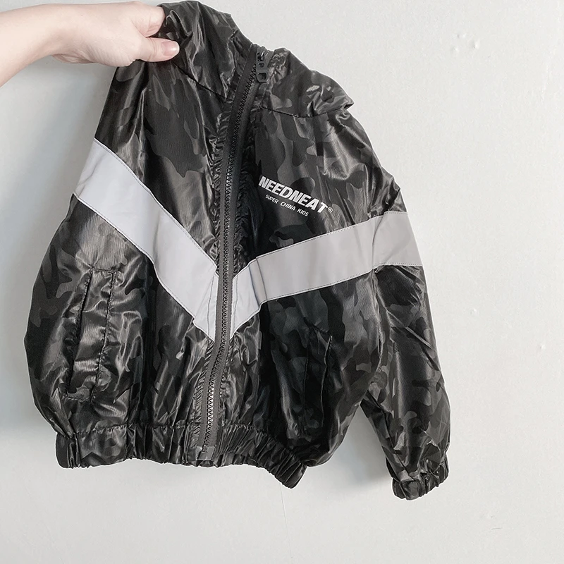 SK暗纹迷彩反光外套