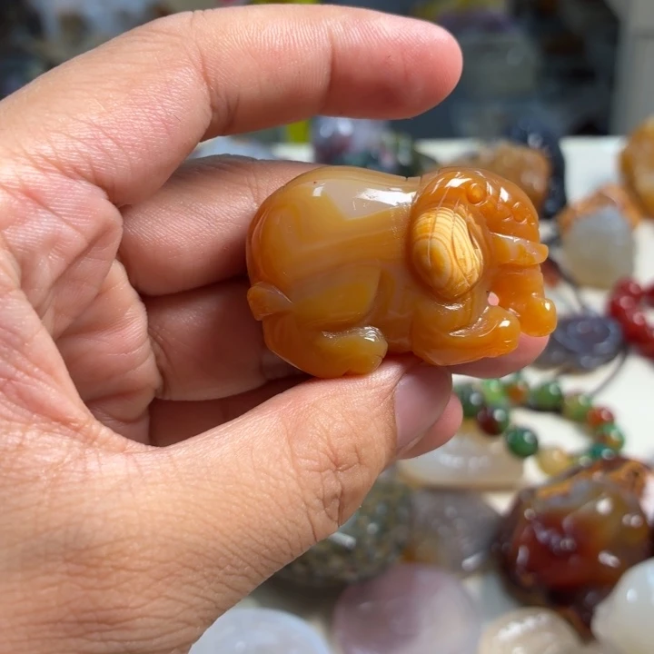 玛瑙/玉髓未镶嵌吊坠(不含链)