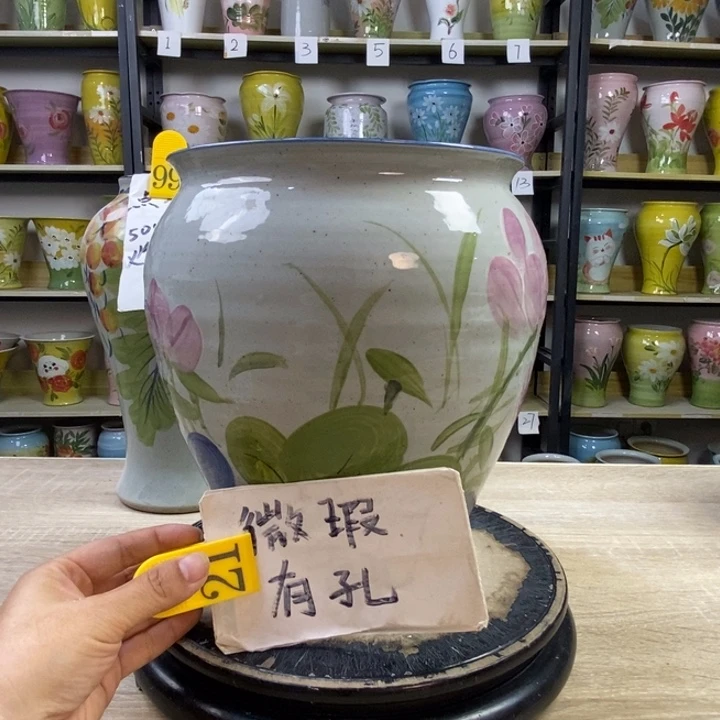 景德镇高温陶瓷花盆