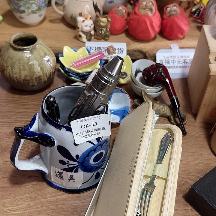 旧***曲瓷片摆件王掌柜好物推荐