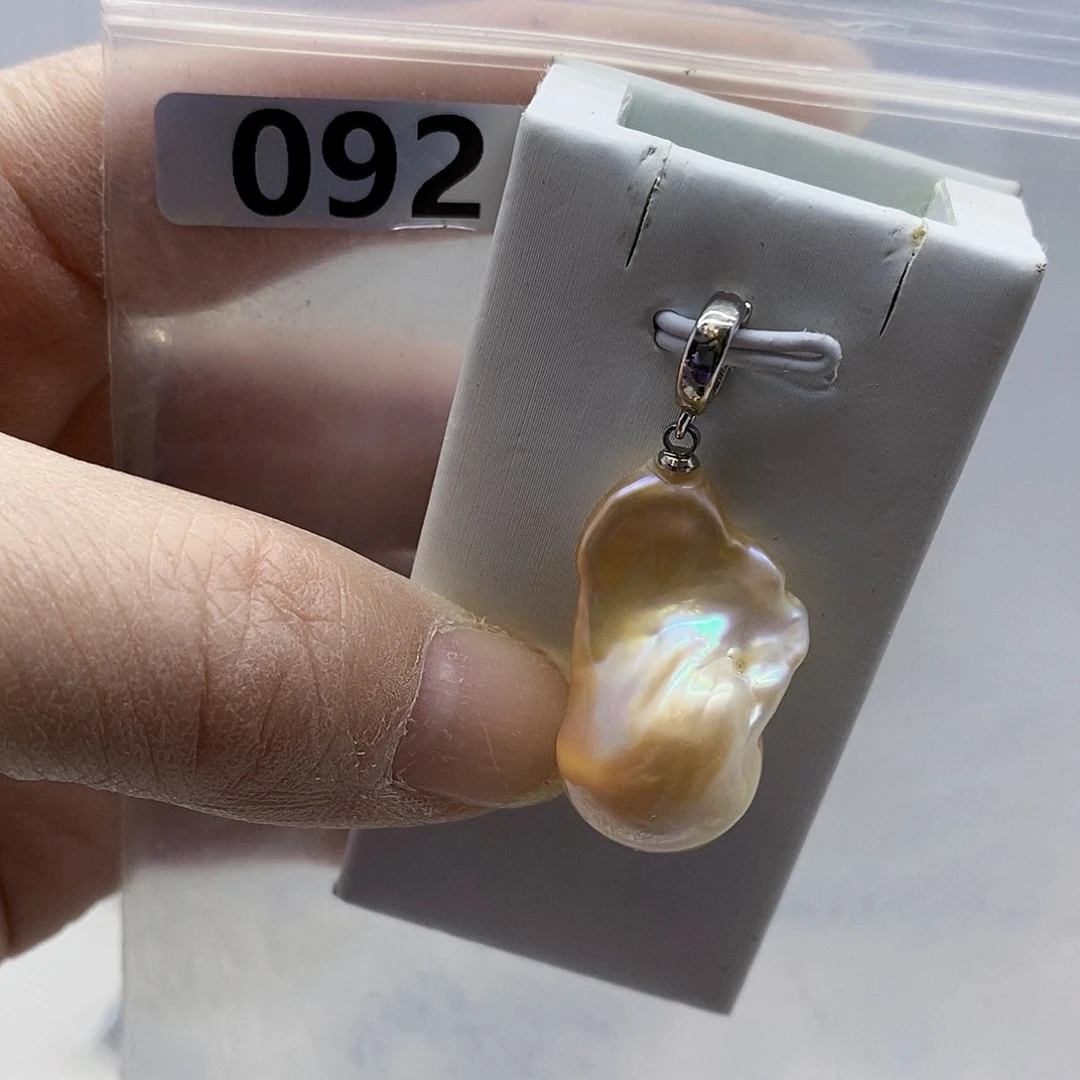 颈饰合金淡水珍珠