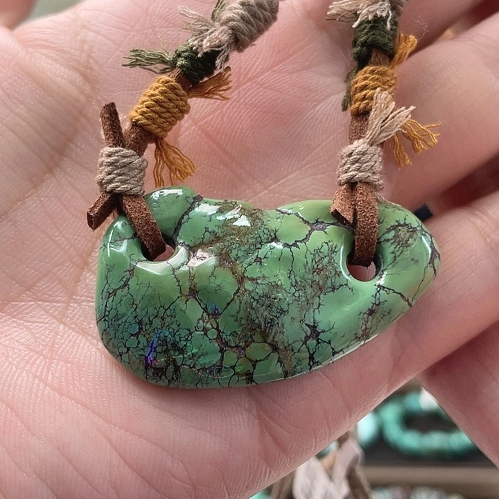 未镶嵌绿松石珠宝奇石逗*糖