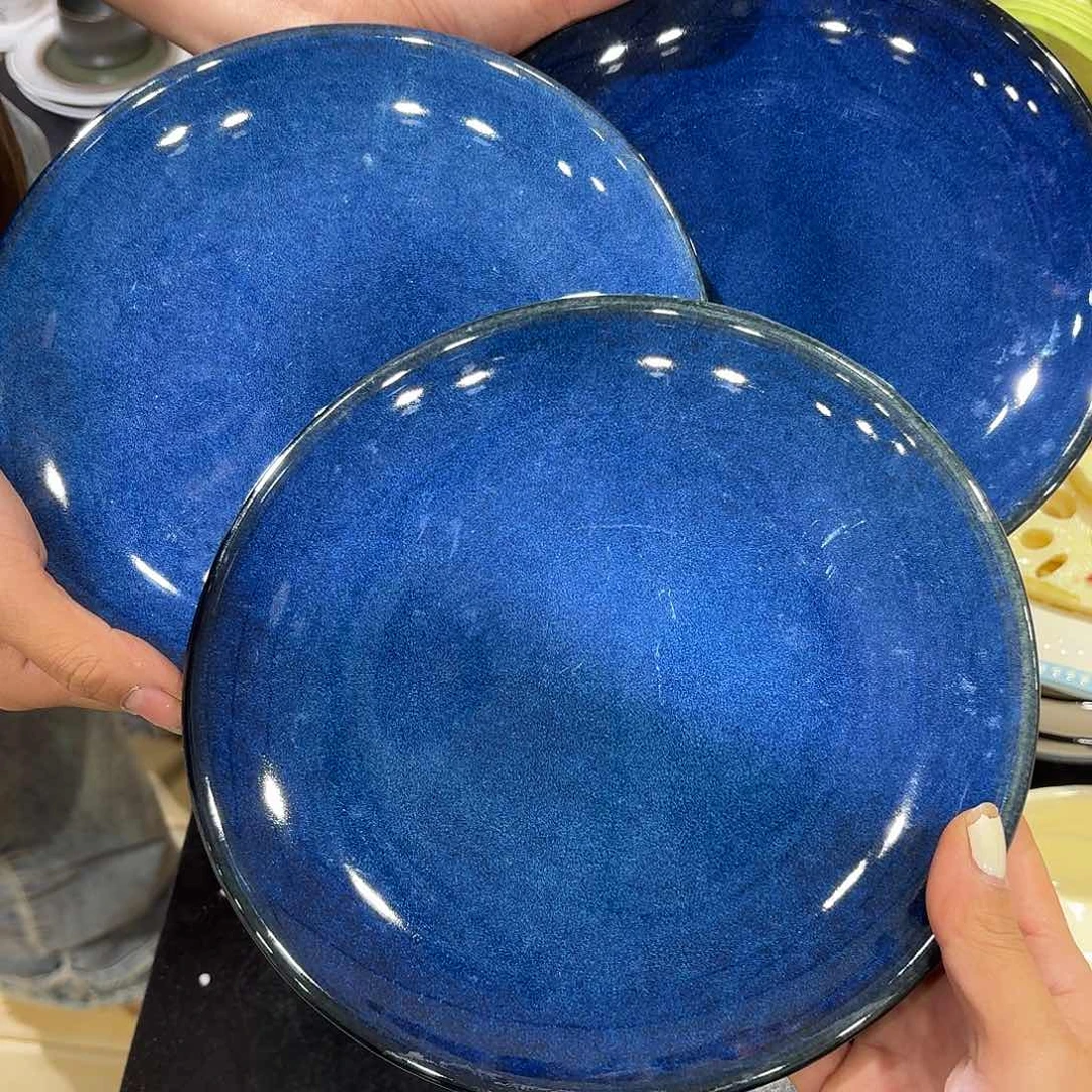 陶瓷三个微微瑕特价处理包邮