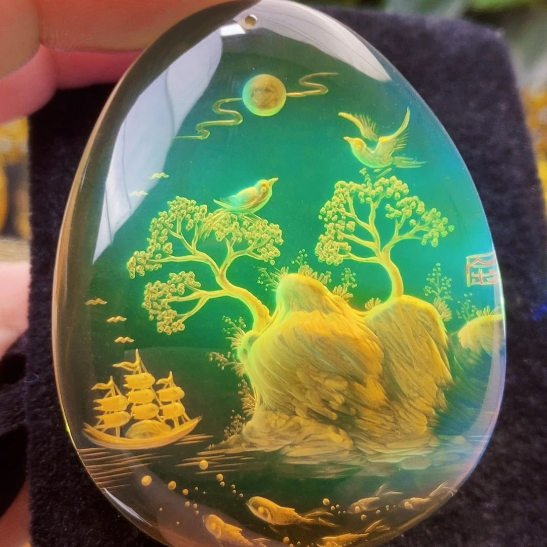 【闪购商品】蓝珀吊坠(不含链)未镶嵌