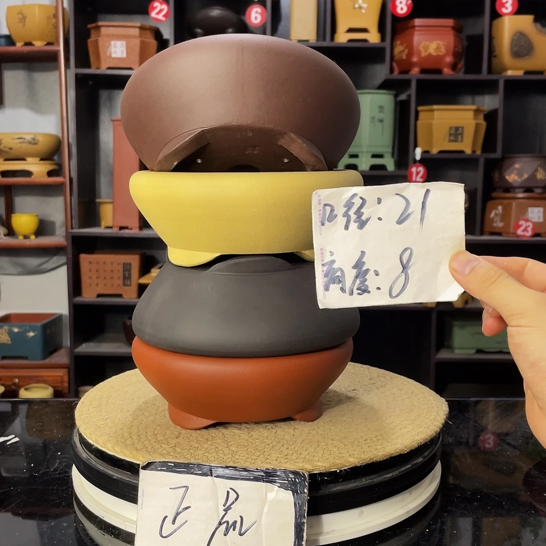 D-盆尚好紫砂花盆