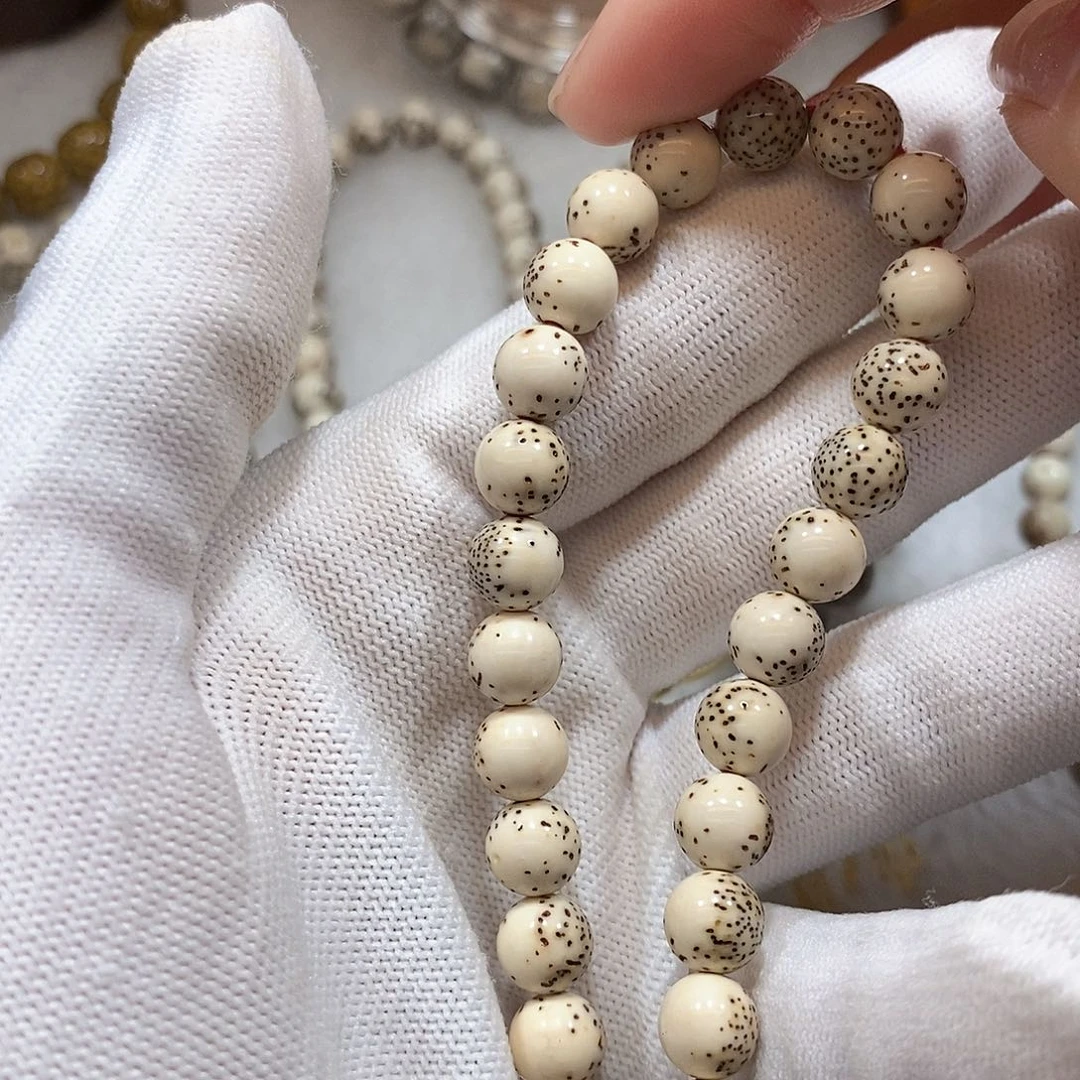 星月菩提手串骨瓷白8