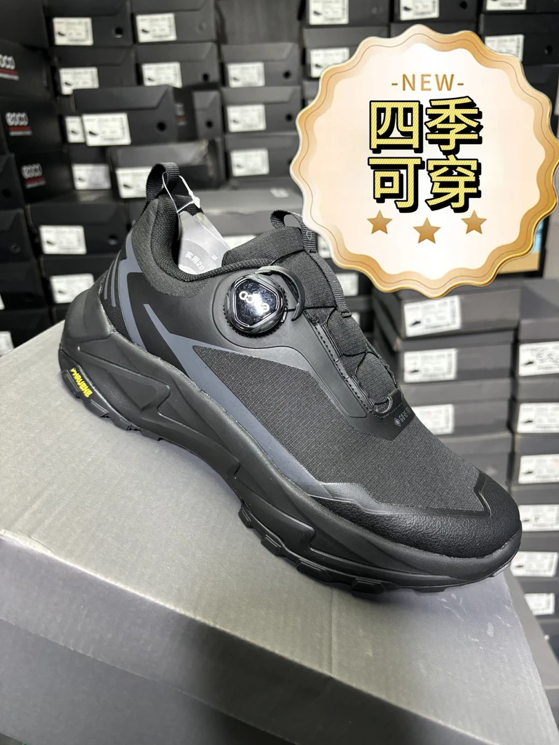 新款户外四季可穿舒适旋转扣运动休闲鞋低帮6858