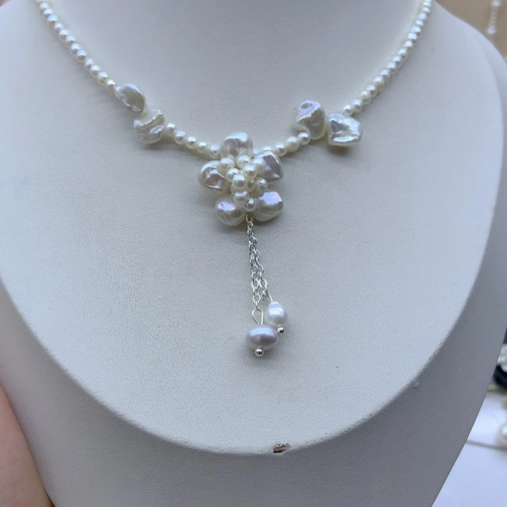 淡水珍珠未镶嵌颈饰