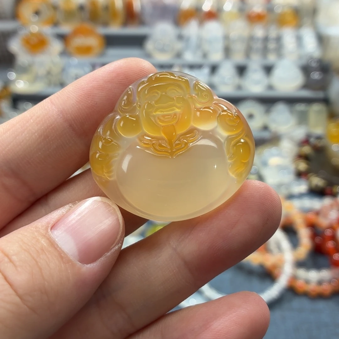 风***l玛瑙/玉髓未镶嵌吊坠(不含链)