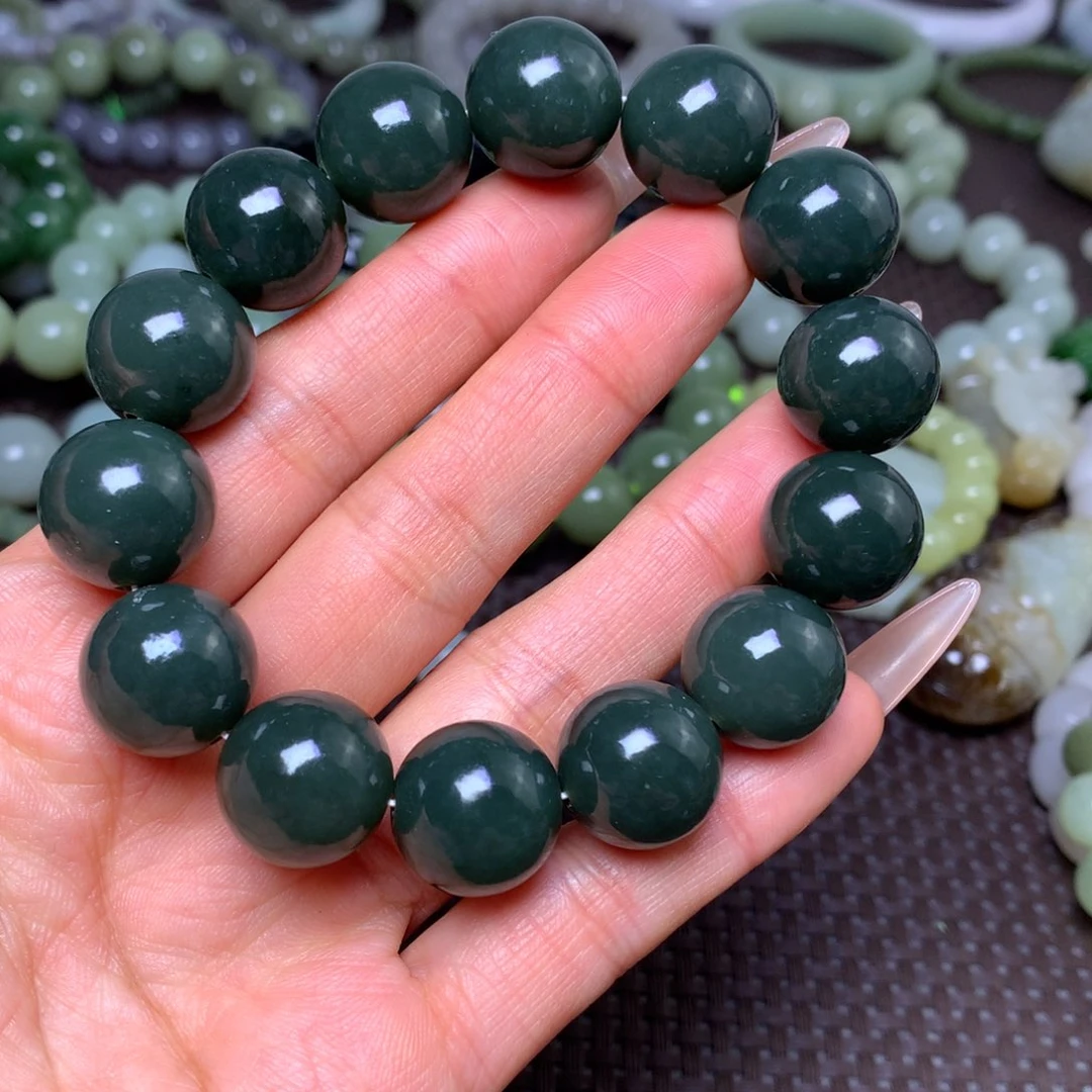 未镶嵌手串和田玉卡16