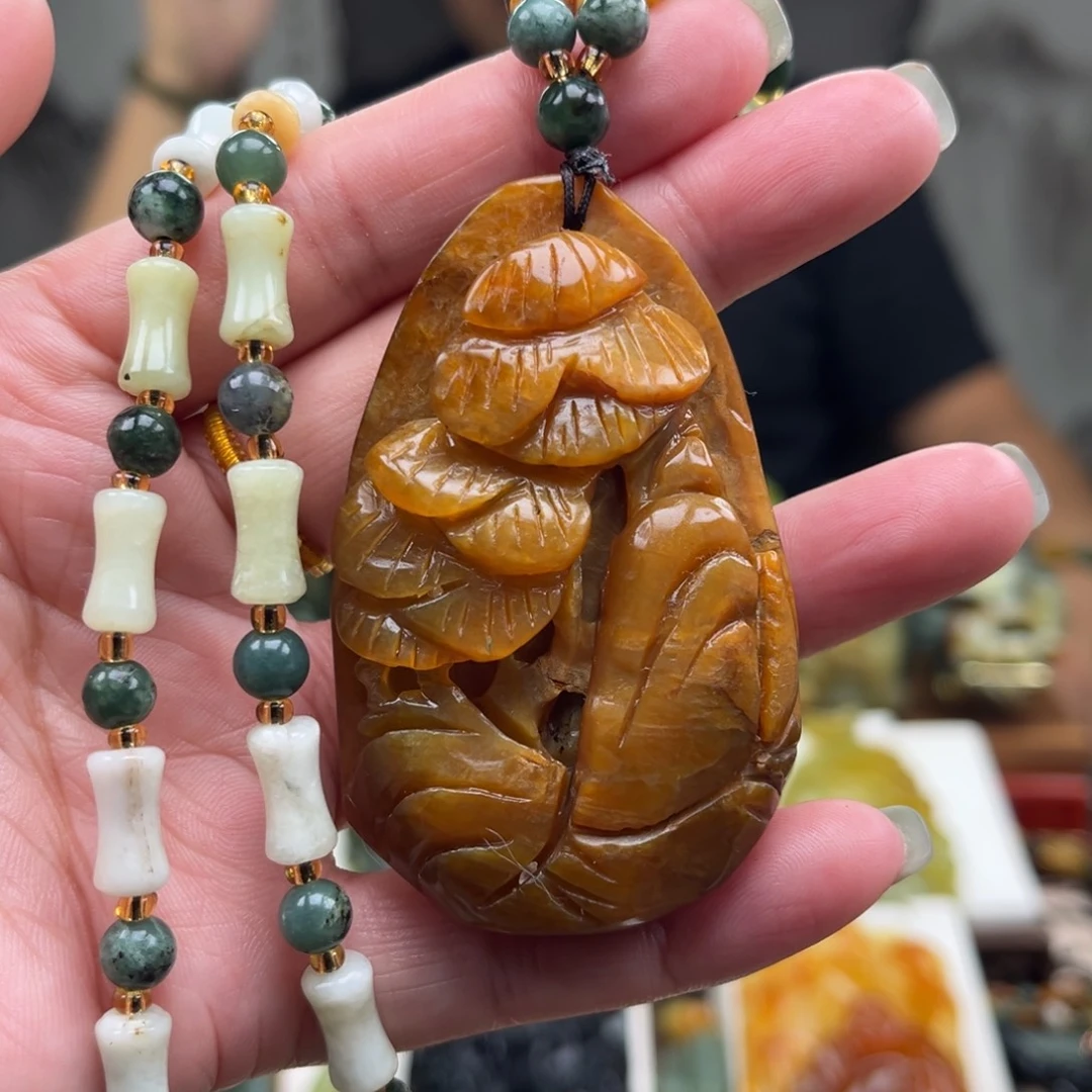 岫玉未镶嵌挂件挂件