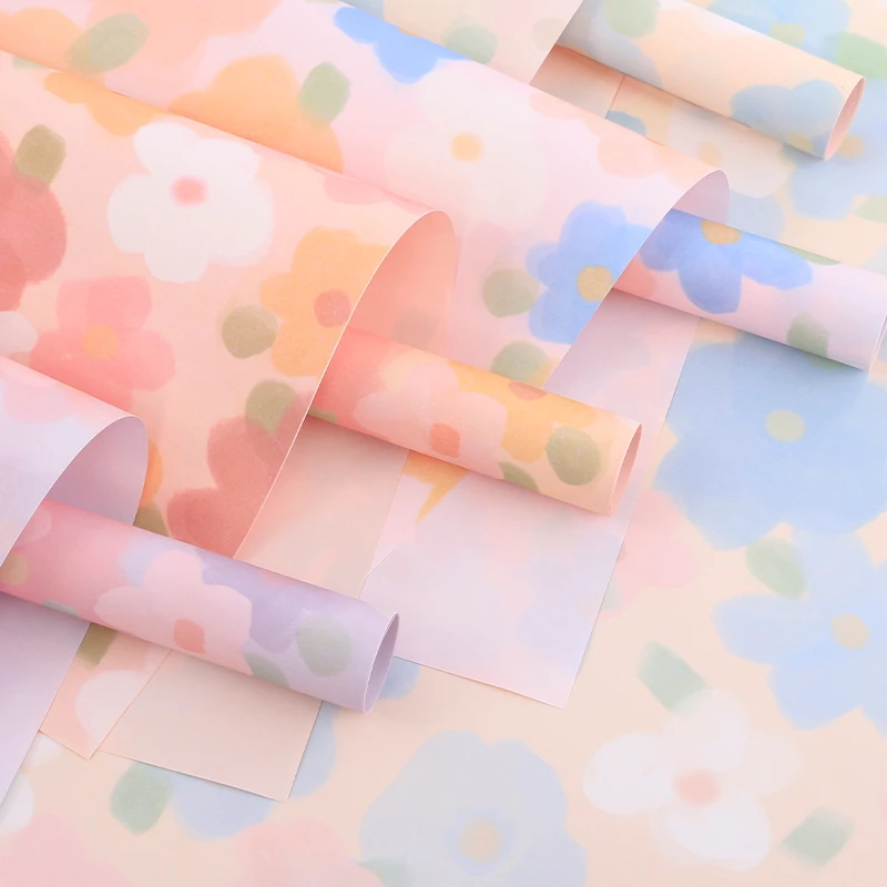 网红梦幻花园包花纸手工鲜花花束搭配资材diy花艺包装材料