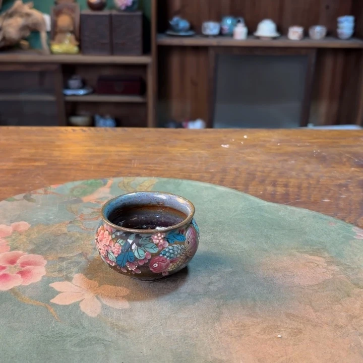 柴烧纯手工手绘陶瓷