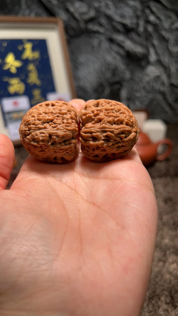 文玩核桃 承德密纹7119号36尺寸