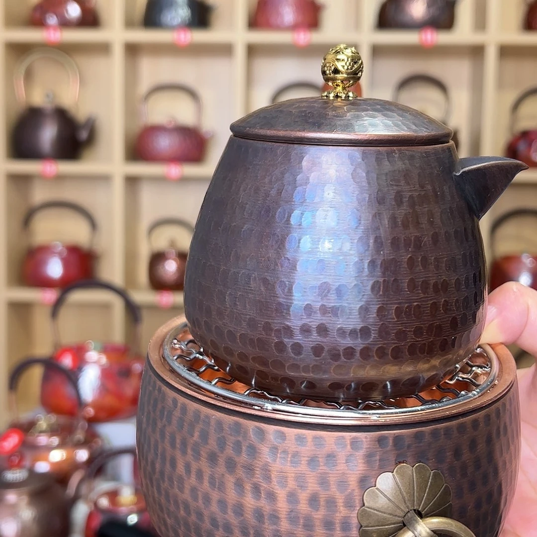 铜炭炉加500毫升紫铜壶