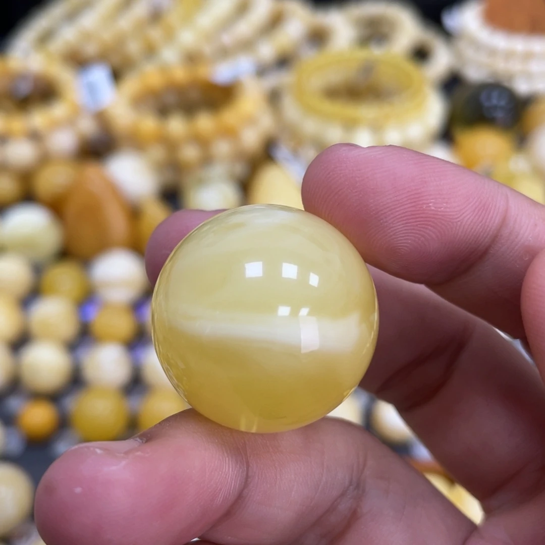 未镶嵌蜜蜡裸石25.9mm福利