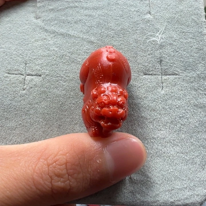 南红玛瑙天然原矿貔貅未镶嵌