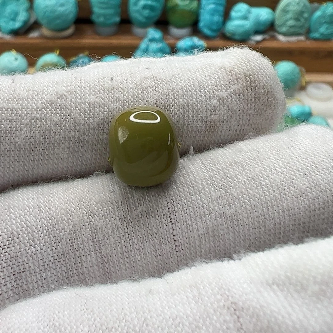 绿松石老型珠 未镶嵌