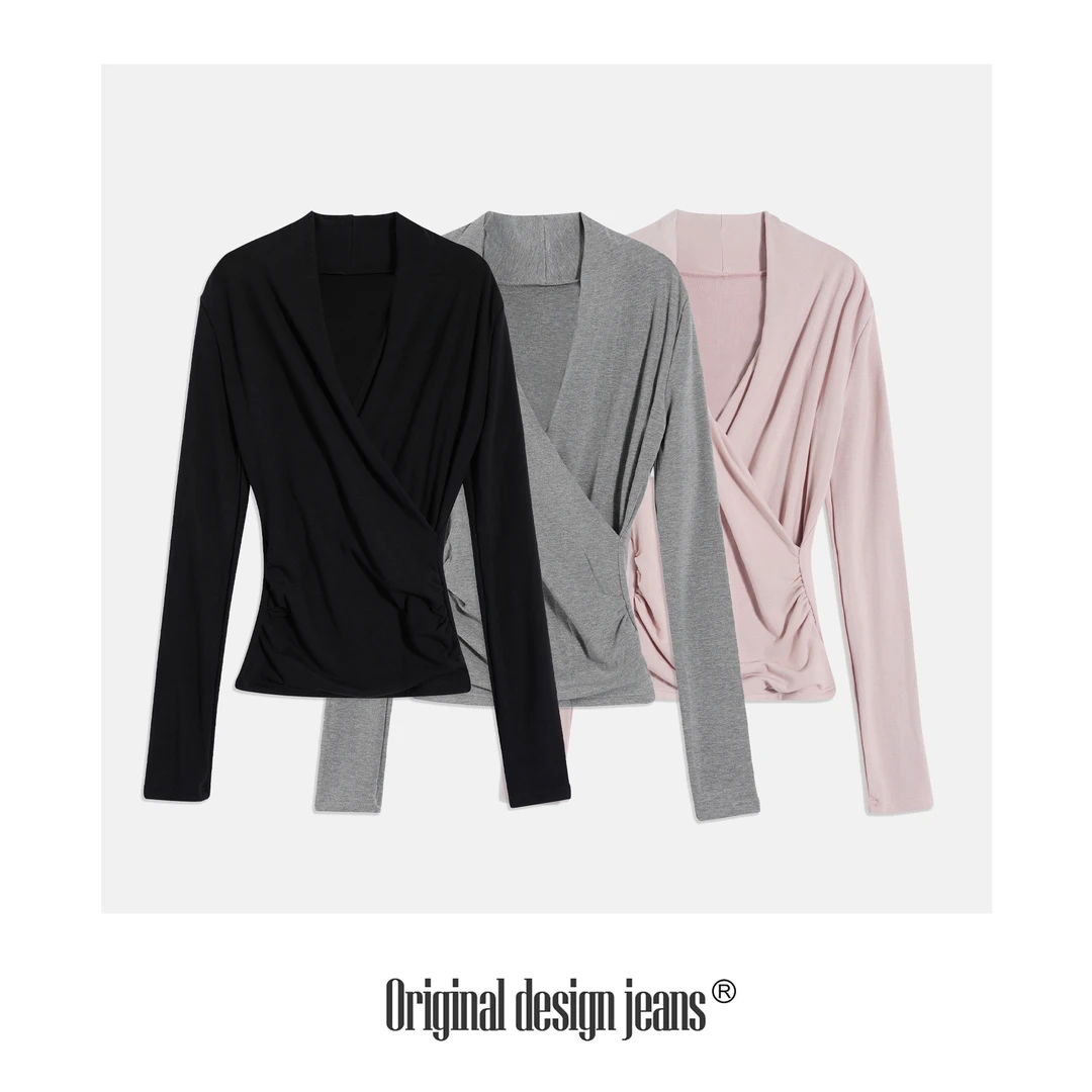 KKoriginal 法式大V套衫 13619